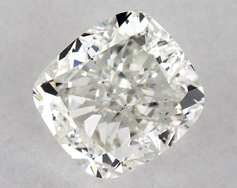 GIA 1.00 Carat J-SI1 Very Good Cut Cushion Modified Diamond